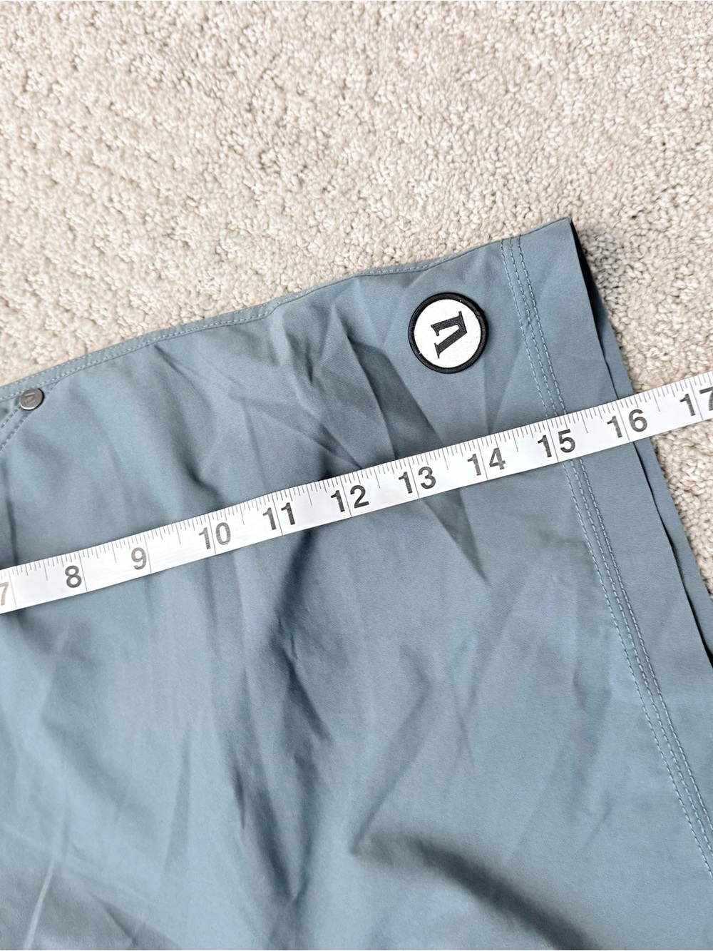 Vuori Slate Blue Kore Drawstring Performance Shorts - Picture 5 of 5